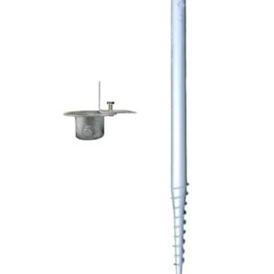 Mighty Mole 1300 mm Ground Screw & Joist Hat Set